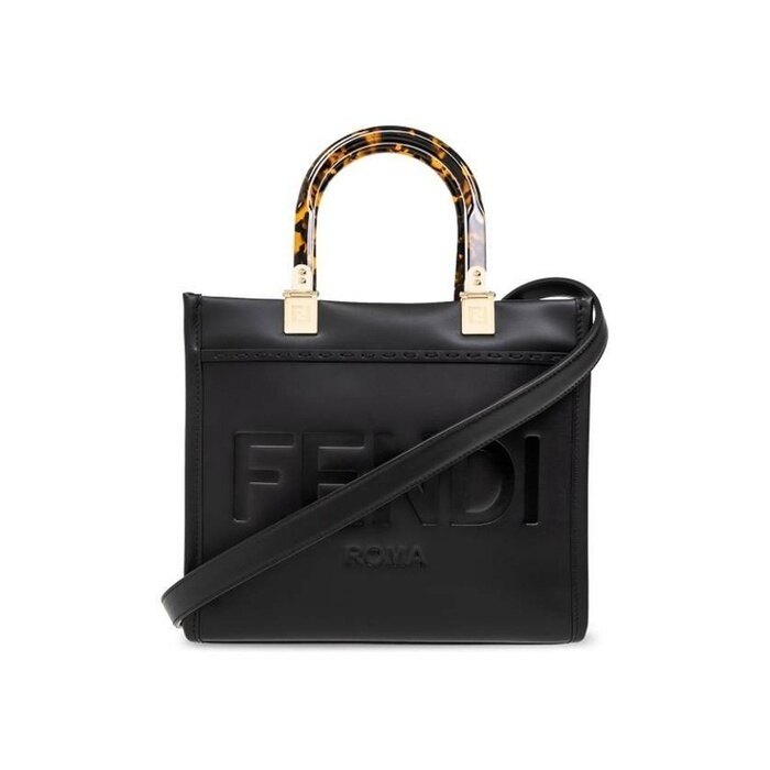 펜디 선샤인 스몰 레더 쇼퍼 백 8BH394 ABVL F0KUR - Fendi
