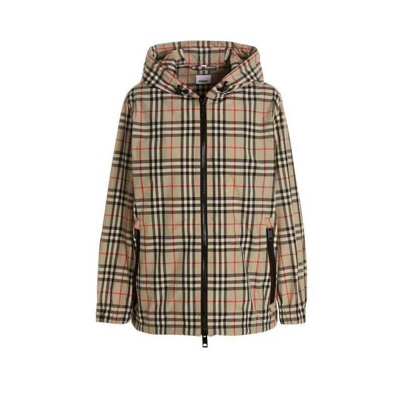 [국내배송] 버버리 자켓 체크 후드 여성 8059490 - Burberry