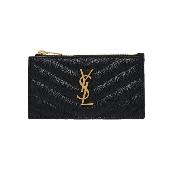 [생로랑 SAINT LAURENT] 607915 BOW01 1000 공용 카드지갑 - Saint Laurent