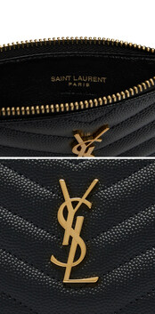 [생로랑 SAINT LAURENT] 607915 BOW01 1000 공용 카드지갑 썸네일 2