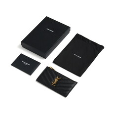 [생로랑 SAINT LAURENT] 607915 BOW01 1000 공용 카드지갑 썸네일 3
