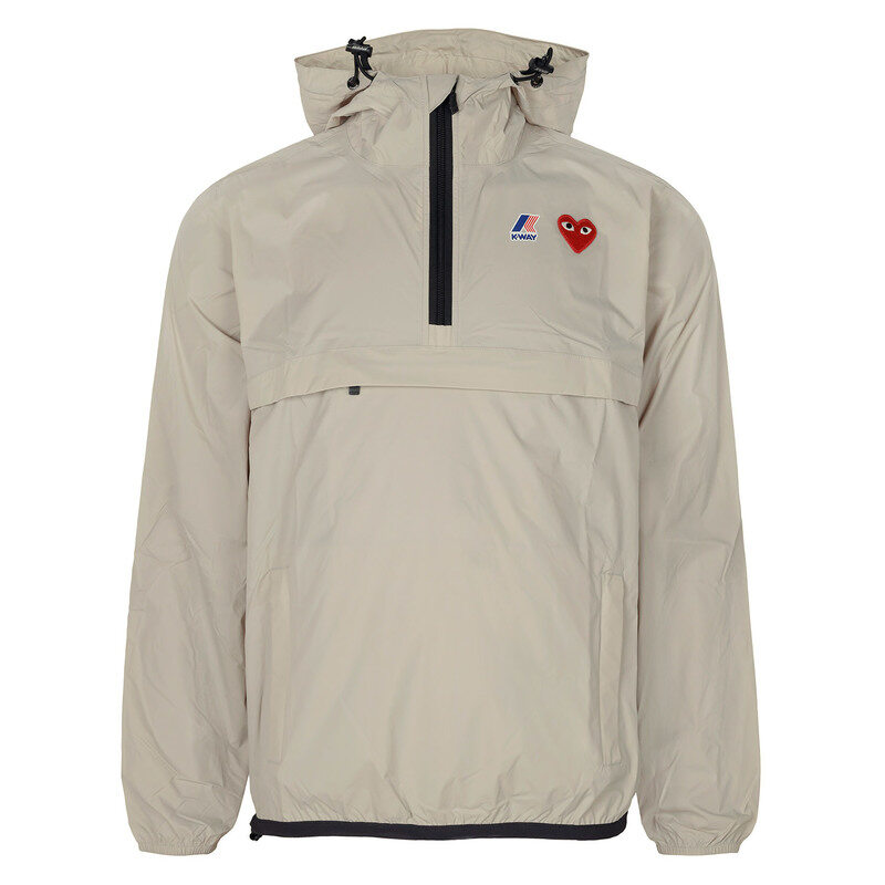 꼼데가르송X까웨 와펜 베이지 남성 아노락 자켓 AZ J502 051 3 - Comme des Garcons