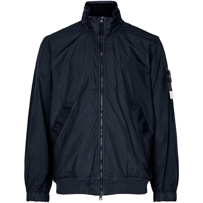 스톤아일랜드 크링클 랩스 네이비블루 남성 윈드브레이커 154100111 S0A23 V0020 - Stone Island