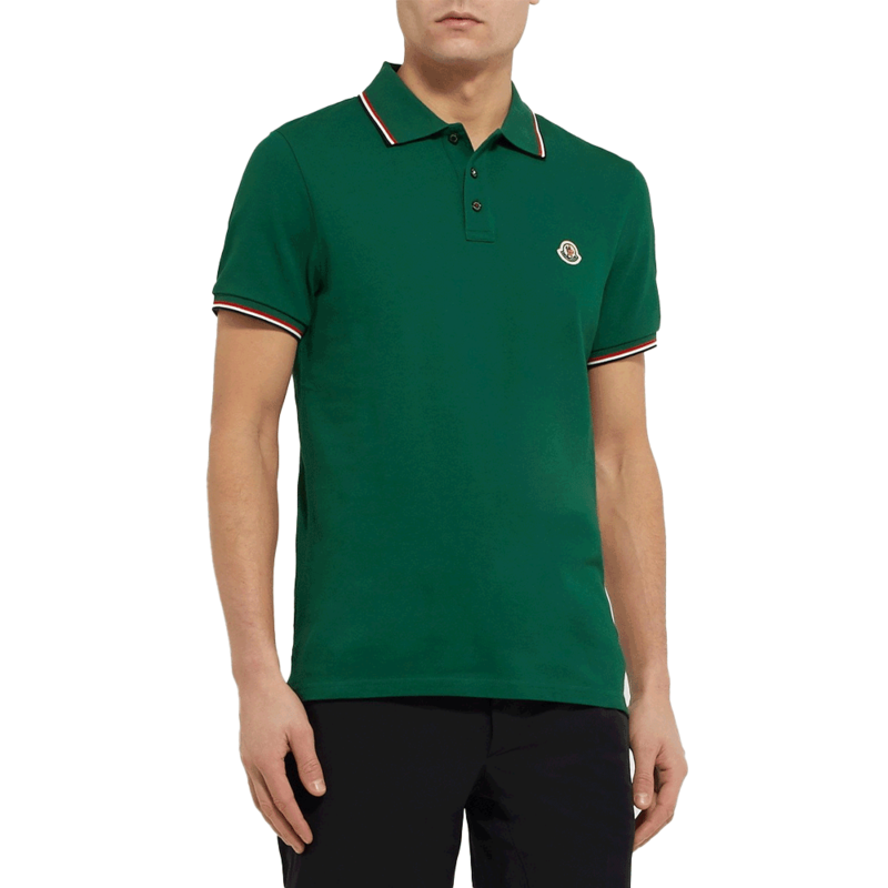 [국내배송] 몽클레어 트리밍 남성 폴로 카라 반팔 티셔츠 8A70300 84556 875 - Moncler