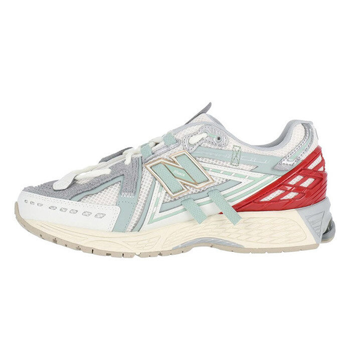 뉴발란스 1906A 메쉬&스웨이드 믹스 러닝 스니커즈 (그레이+레드) U19065DY - New Balance