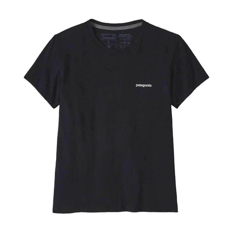 26SS 파타고니아 P-6 로고 리스폰시블 블랙 여성 반팔 티셔츠 37567 BLK - Patagonia