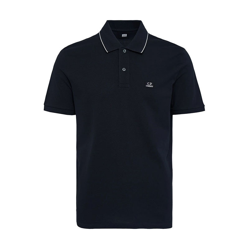 26SS 씨피컴퍼니 로고 패치 토탈이클립스 남성 폴로 셔츠 RCCMPL722A 005263W 888 - CP company