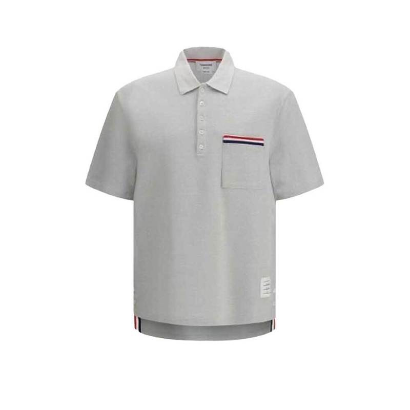 [국내배송] 톰브라운 반팔 PK 폴로 티셔츠 RWB 남성 MJP244E J0251 050 - Thom Browne