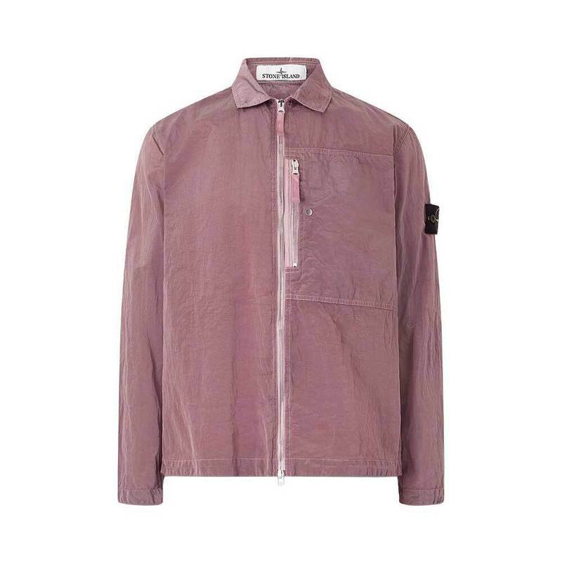 [국내배송] 스톤아일랜드 오버셔츠 자켓 에코닐 핑크 1200038 - Stone Island