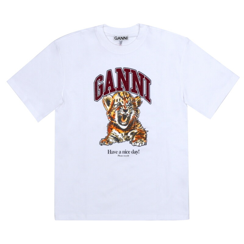 [GANNI] A1050060 151 여성 반팔티 - Ganni