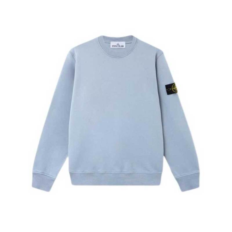 [국내배송] 스톤아일랜드 맨투맨 와플 크루넥 아비오블루 6100056 - Stone Island