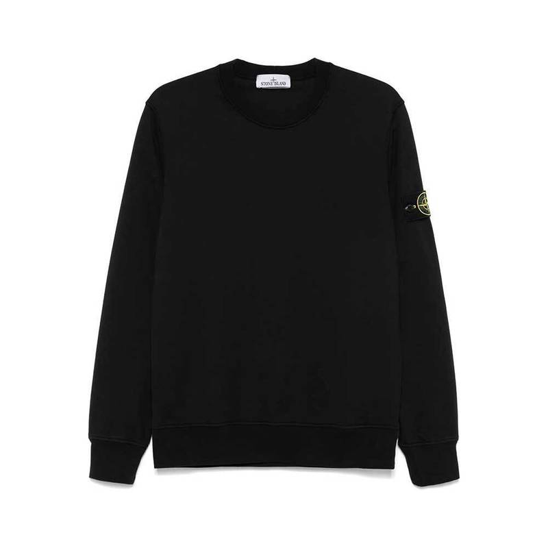 [국내배송] 스톤아일랜드 맨투맨 와플 크루넥 블랙 6100056 - Stone Island