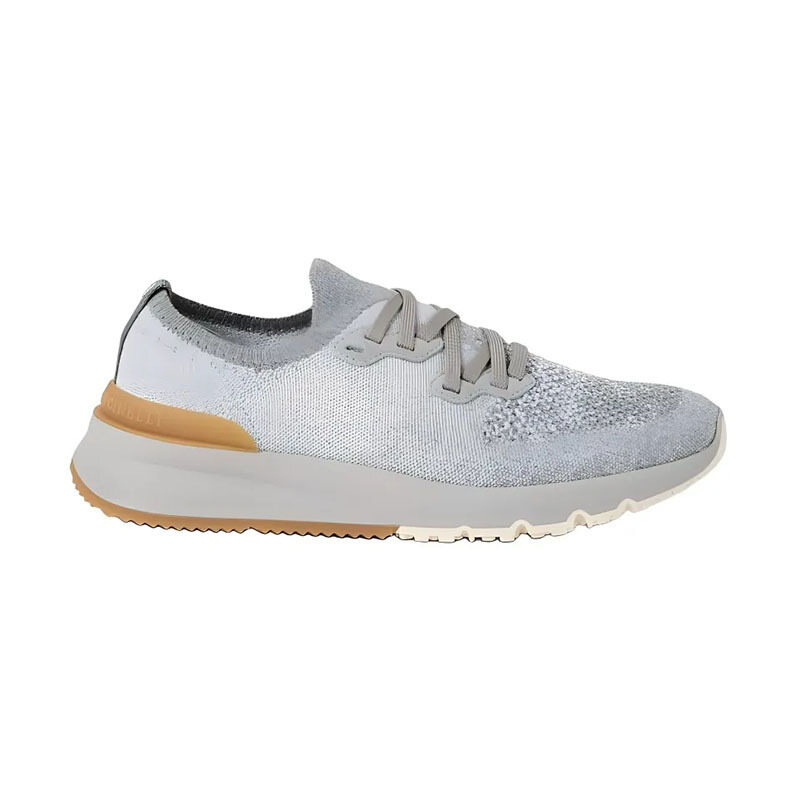 26SS 브루넬로쿠치넬리 남성 니트 스니커즈 MZUKISO250 CJN33 - Brunello Cucinelli