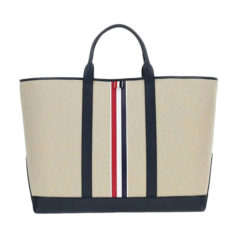26SS 톰브라운 RWB 스트라이프 오버사이즈 툴 토트백 UAG260A F0492 415 - Thom Browne