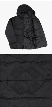 [지방시 GIVENCHY] H30931 09B 4G 백 로고 아동 패딩 썸네일 2