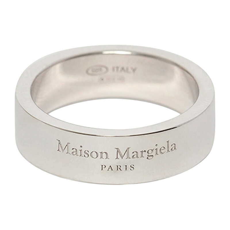 26SS 메종마르지엘라 로고 인그레이빙 6.5mm 반지 SM1UQ0124 P8865 102 - Maison Margiela