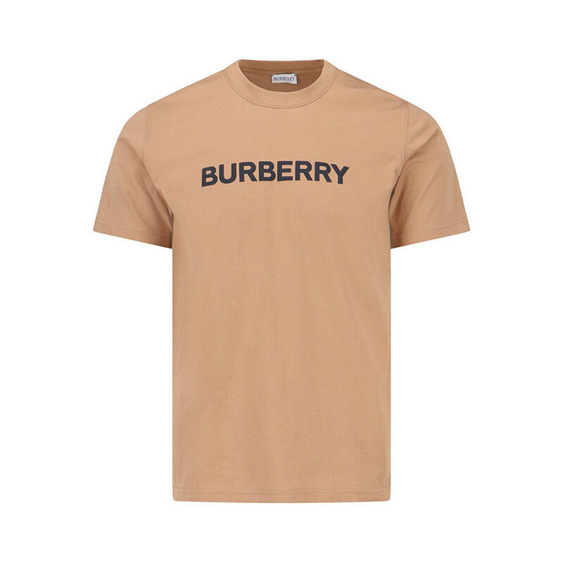 버버리 로고 프린트 여성 반팔 티셔츠 8080427 - Burberry
