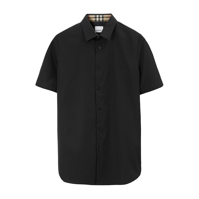 버버리 EKD 로고 남성 반팔 셔츠 8079596 - Burberry