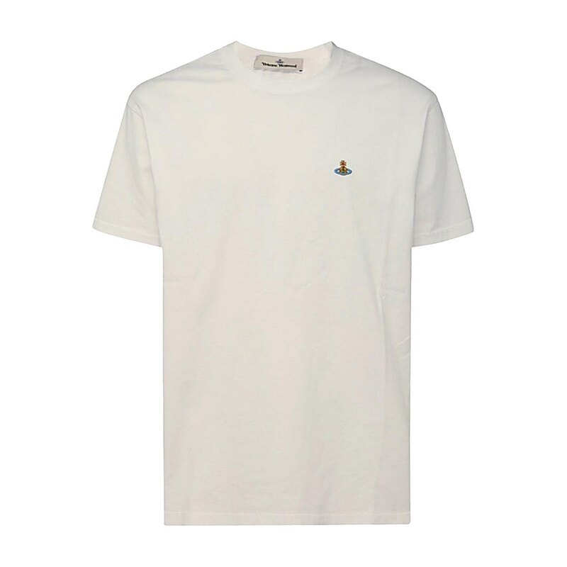 비비안웨스트우드 ORB 로고 공용 반팔 티셔츠 3G010013 J001M A407 - Vivienne Westwood