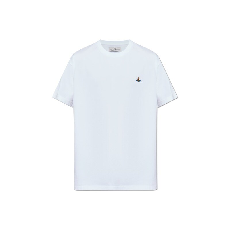 26SS 비비안웨스트우드 ORB 로고 공용 반팔 티셔츠 3G010013 J001M A401 - Vivienne Westwood