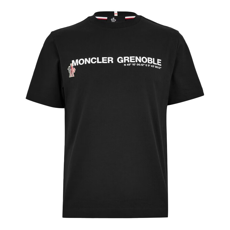 26SS 몽클레르 그레노블 로고 남성 반팔 티셔츠 8C00017 89AW1 999 - Moncler