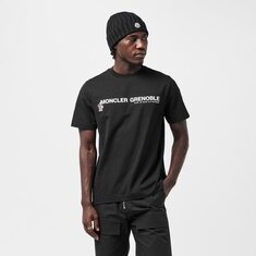 26SS 몽클레르 그레노블 로고 남성 반팔 티셔츠 8C00017 89AW1 999 썸네일 3