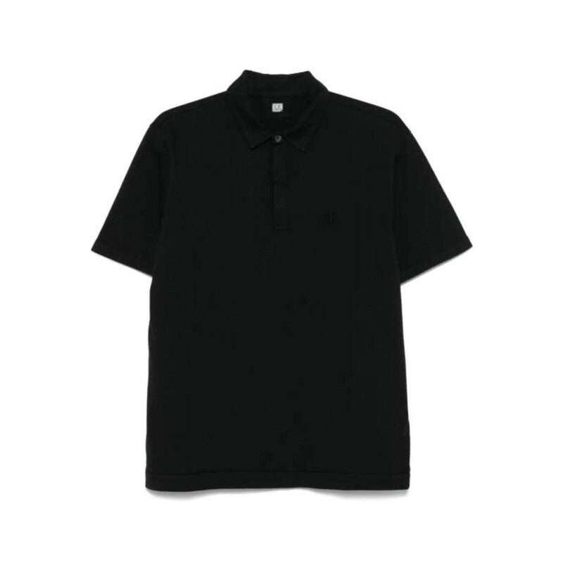 씨피컴퍼니 로고 자수 남성 폴로 셔츠 18CMPL290A 006057O 999 - CP company