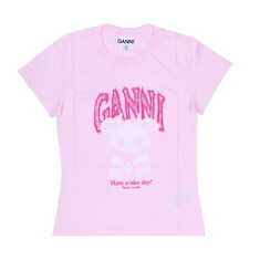 [가니 GANNI] A1050186 868 여성 반팔티 썸네일 1