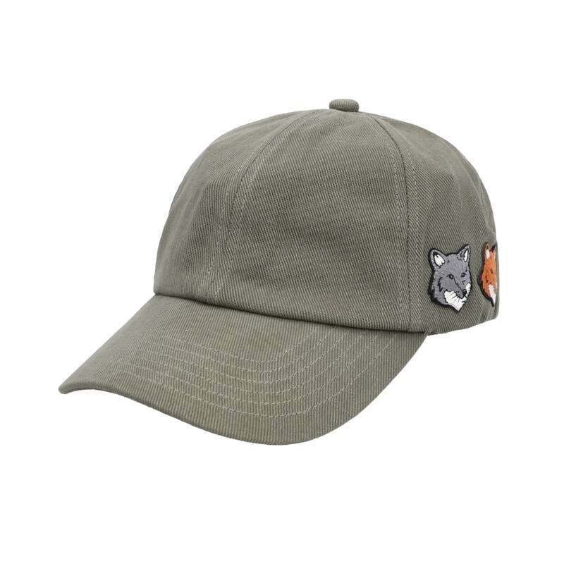 [메종키츠네 MAISONKITSUNE] OM611CFWW9112 0418 공용 볼캡 - Maison Kitsune