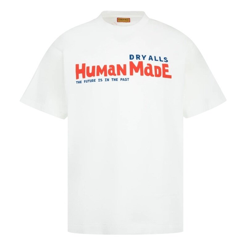 26SS 휴먼메이드 로고 남성 반팔 티셔츠 HM31CS040 WHITE - Human Made