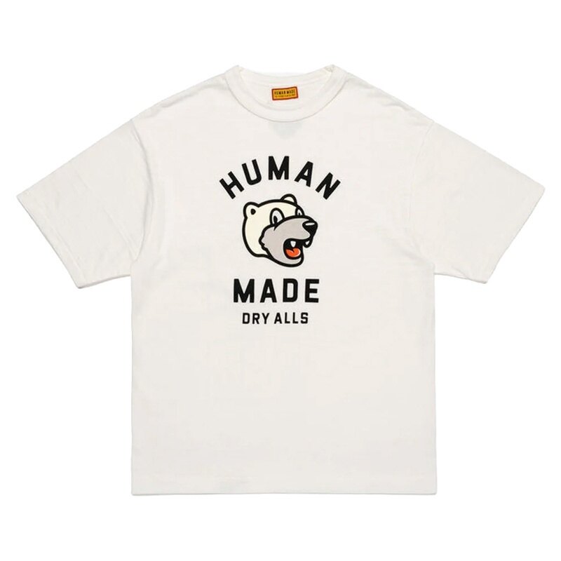 26SS 휴먼메이드 폴라베러 그래픽 남성 반팔 티셔츠 HM31TE009 WHITE - Human Made