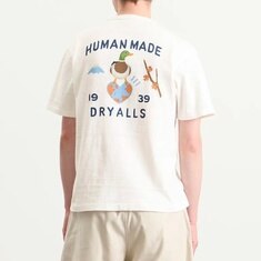 26SS 휴먼메이드 덕 그래픽 남성 반팔 티셔츠 HM31TE017 WHITE 썸네일 2