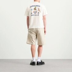 26SS 휴먼메이드 덕 그래픽 남성 반팔 티셔츠 HM31TE017 WHITE 썸네일 4