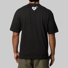 26SS 휴먼메이드 덕 그래픽 남성 반팔 티셔츠 HM31TE008 BLACK 썸네일 3