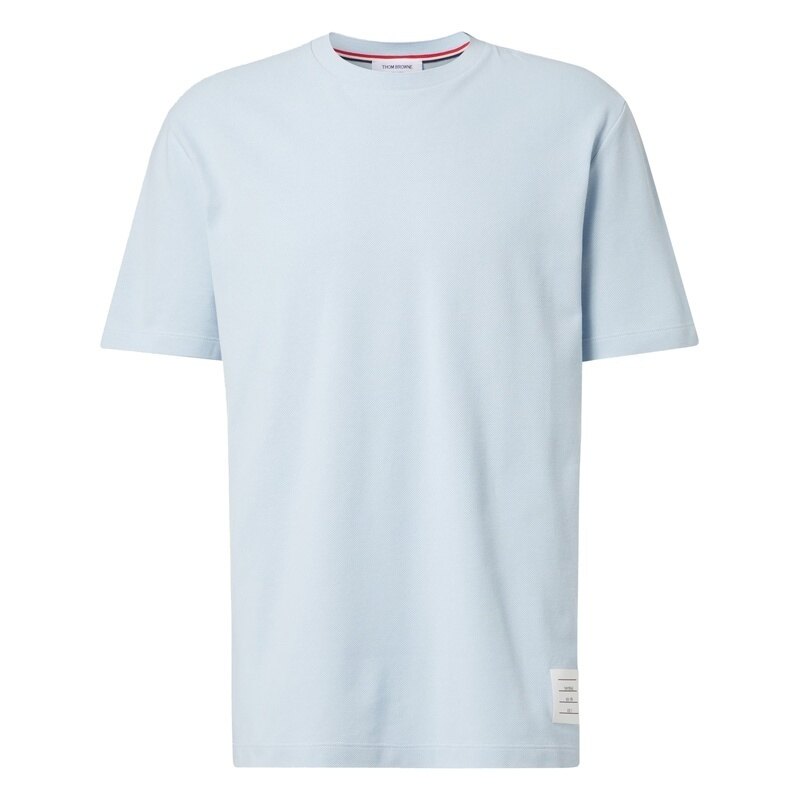 26SS 톰브라운 코튼 피케 4바 남성 반팔 티셔츠 MJS123A 00050 480 - Thom Browne