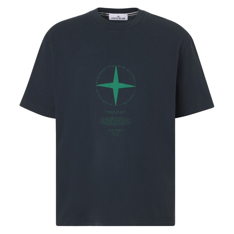 26SS 스톤아일랜드 오가닉 코튼 남성 반팔 티셔츠 L1S15 2100001 S0363 V0020 - Stone Island