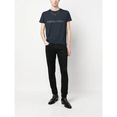 생로랑 리버스 로고 남성 반팔 티셔츠 663278 Y37AW 4145 썸네일 1