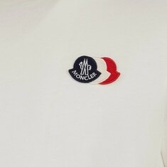 26SS 몽클레르 로고 패치 남성 반팔 티셔츠 8C00074 89B8Q 034 썸네일 2