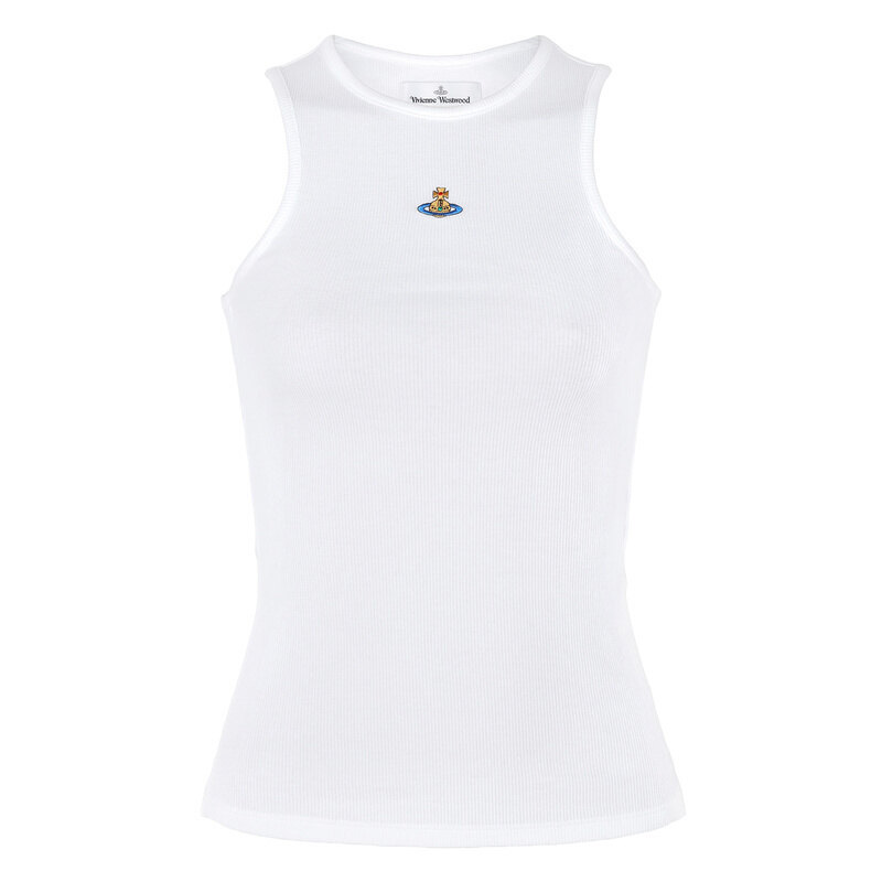 비비안웨스트우드 로고 민소매 티셔츠 3G01003Z J009C A401 - Vivienne Westwood