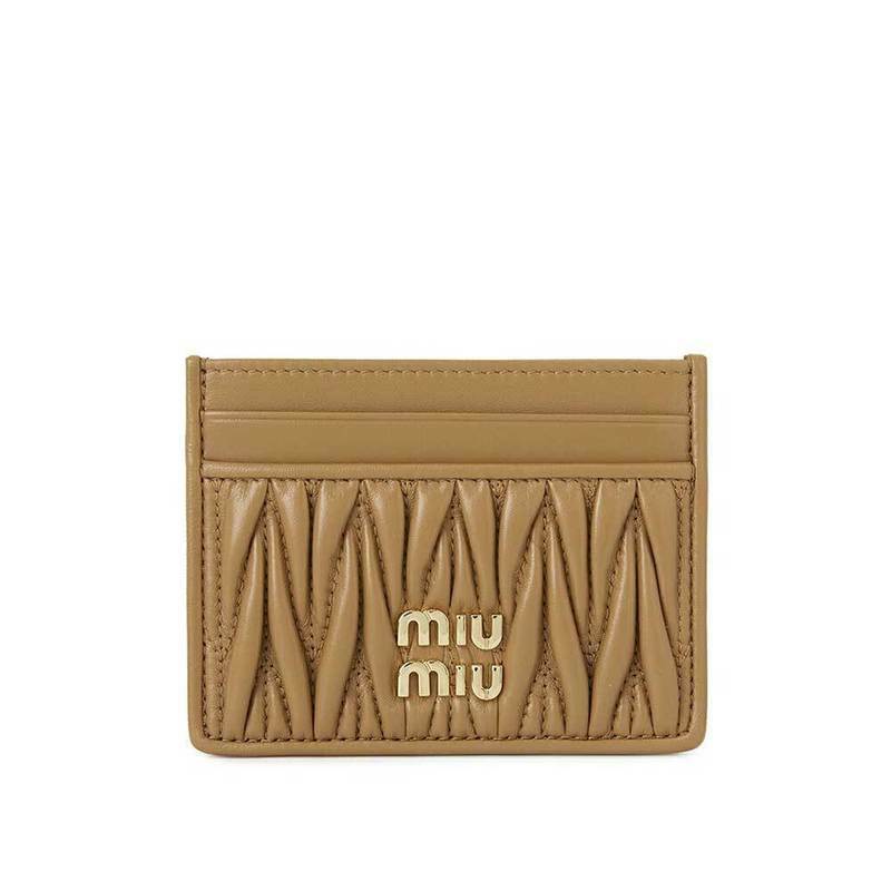 [국내배송] 미우미우 마테라쎄 나파 가죽 카드 지갑 5MC076 AFPP F098L - Miu Miu