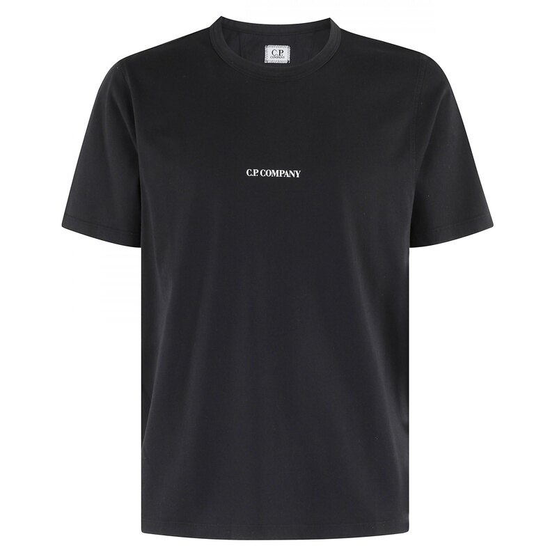 씨피컴퍼니 로고 남성 반팔 티셔츠 18CMTS085A 005431G 999 - CP company