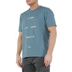 씨피컴퍼니 타이포그래픽 로고 남성 반팔 티셔츠 18CMTS107A 110301W 872 썸네일 2