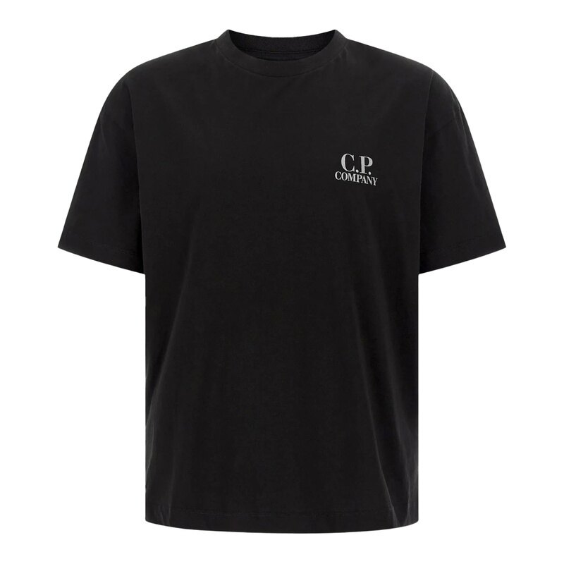 26SS 씨피컴퍼니 로고 남성 반팔 티셔츠 20CMTS086A 005100W 999 - CP company