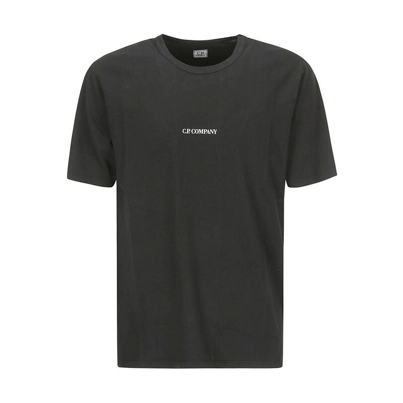 씨피컴퍼니 로고 남성 반팔 티셔츠 16CMTS085A 005431G 999 - CP company