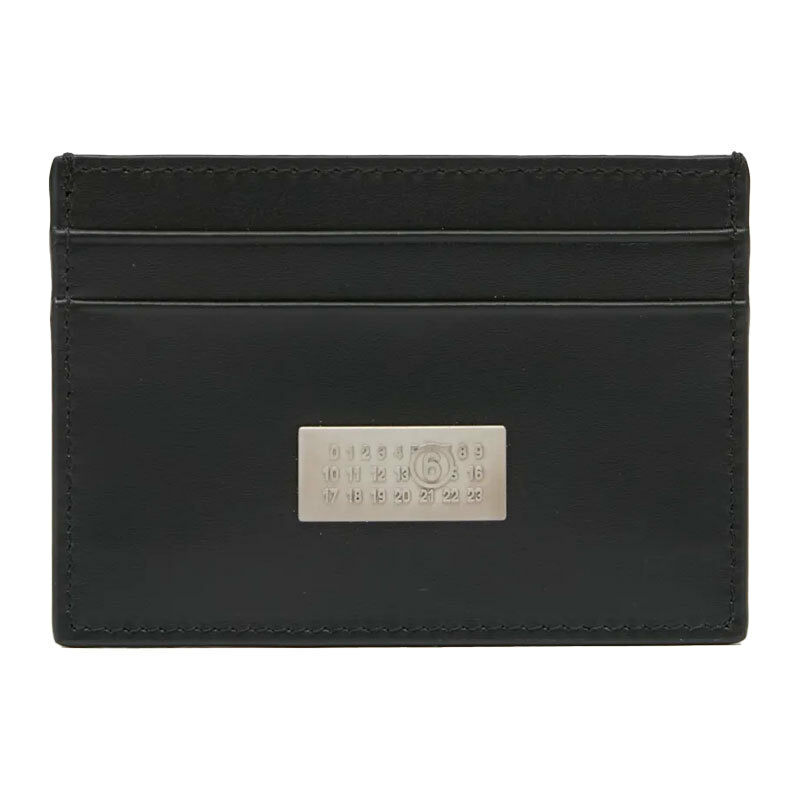 26FW MM6 메종마르지엘라 레더 카드 홀더 블랙 SA5UI0026 P9201 T8013 - Maison Kitsune