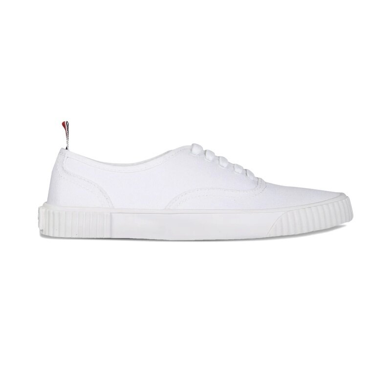 26FW 톰브라운 캔버스 헤리티지 여성 스니커즈 FFD063A 01588 100 - Thom Browne