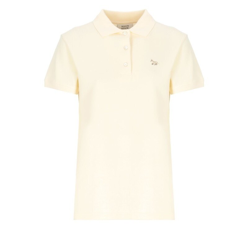 메종키츠네 베이비 폭스 여성 폴로 셔츠 MW00202KJ7010 0134 - Maison Kitsune