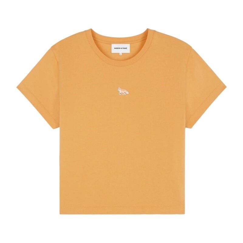 메종키츠네 베이비 폭스 여성 반팔 티셔츠 MW00105KJ0008 P822 - Maison Kitsune