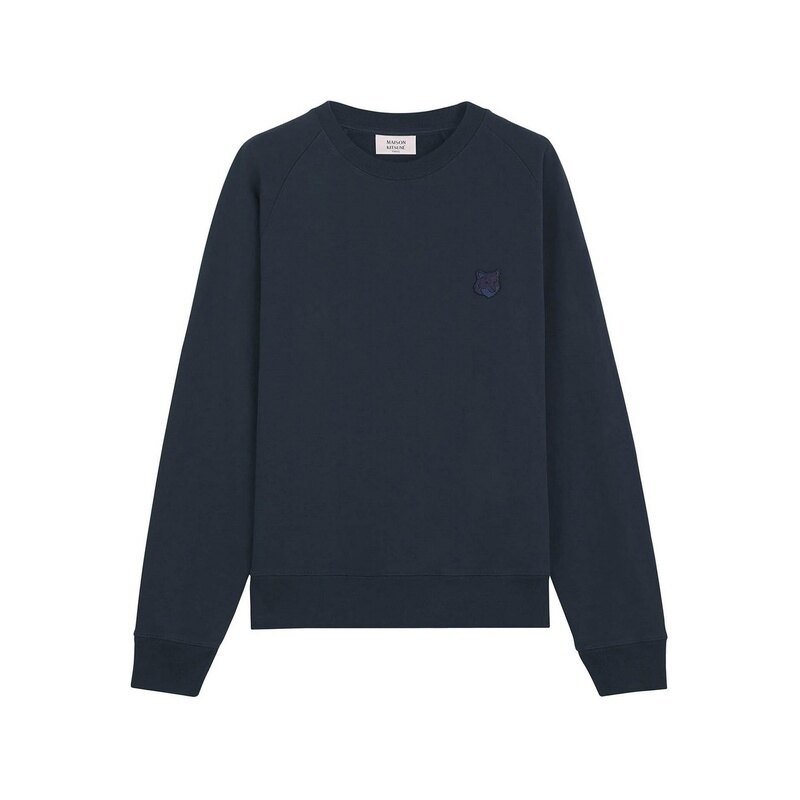 메종키츠네 볼드 폭스 헤드 남성 맨투맨 MM00304KM0001 P492 - Maison Kitsune