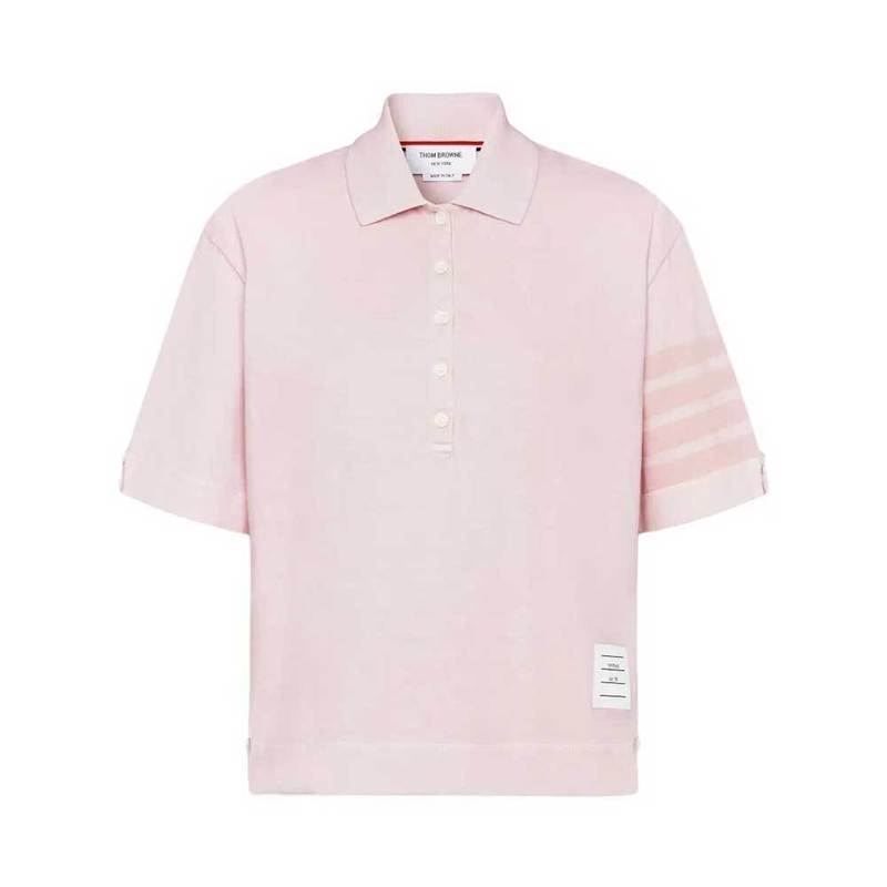 [국내배송] 톰브라운 오버다이 4-바 저지 폴로반팔티셔츠  FJP128A J0253 680 - Thom Browne